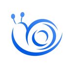 蓝色蜗牛logo