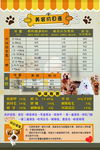 宠物店价目表