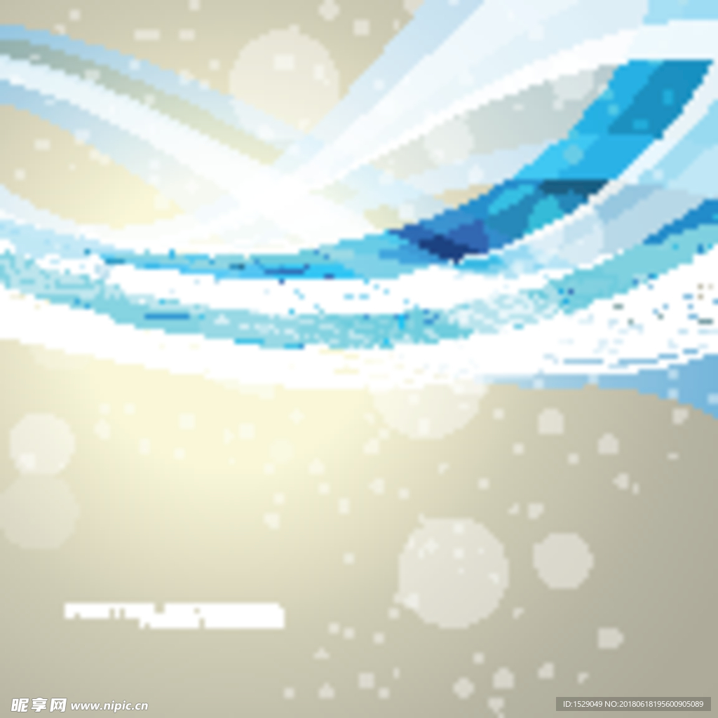 彩色曲线底纹