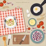 手绘美食