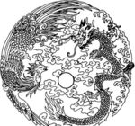 龙凤图案 龙纹凤纹图案 吉祥装