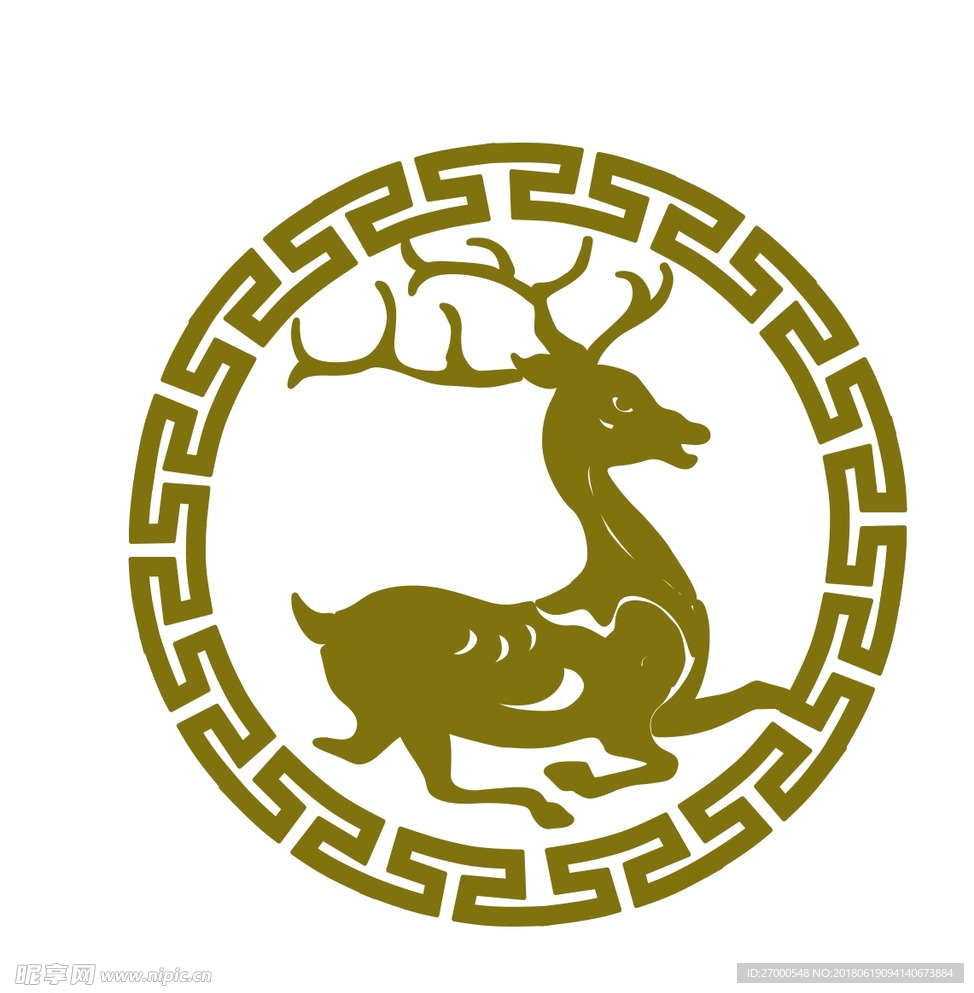 圆纹 鹿