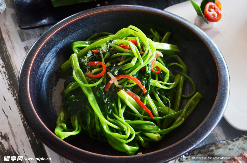 马拉盏通菜