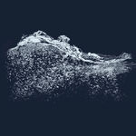 动感水花水流元素