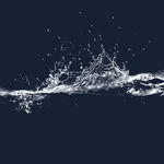 动感水花水流元素