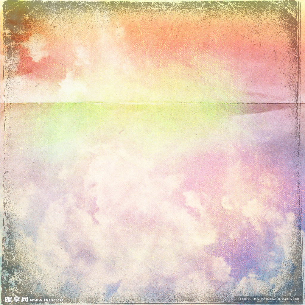 怀旧蓝天白云背景