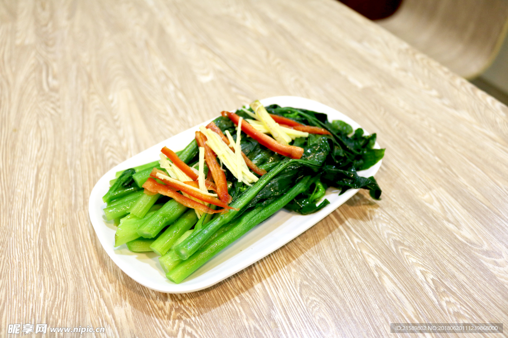 白灼菜心