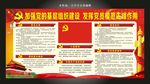 加强党的建设党政海报