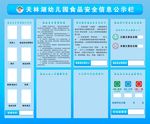 食品安全信息公示栏