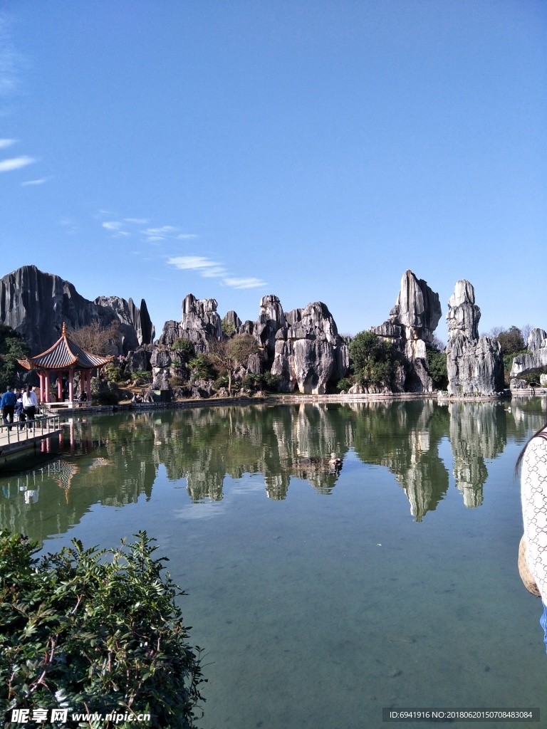 石林 石头 山石 景区 摄影