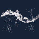 动感水花水流元素