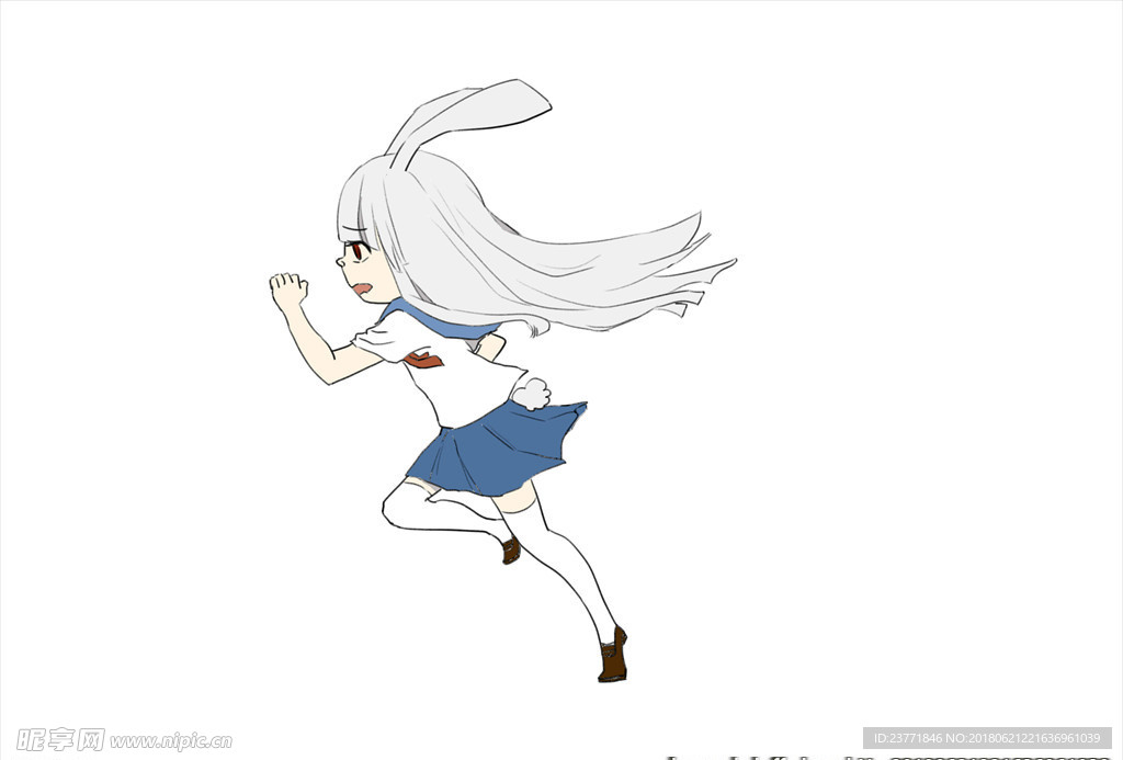 卡通美女
