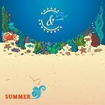 夏季的清凉海底世界广告