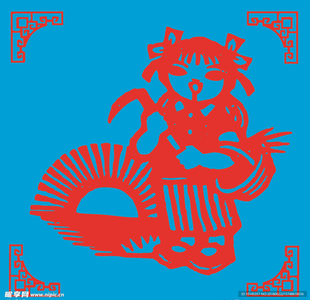 收割剪纸