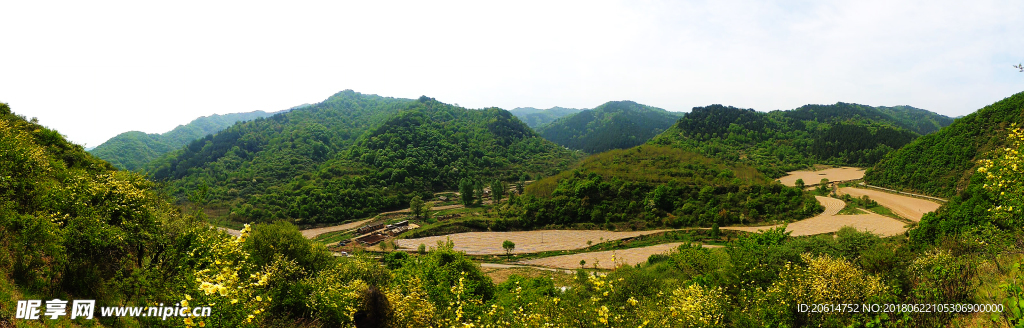 壮丽的高山风景