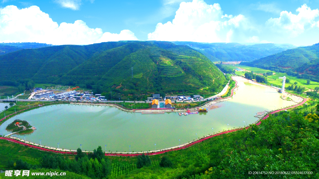 壮丽的山水风景