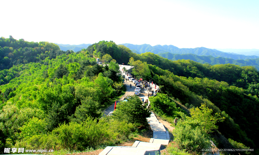 壮丽的高山风景