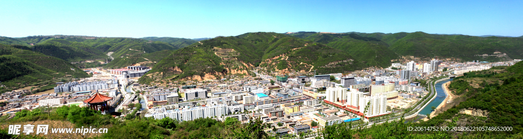 俯瞰城市风光