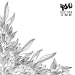 创意线条叶子底纹树叶
