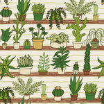 墙纸图案植物素材卡通