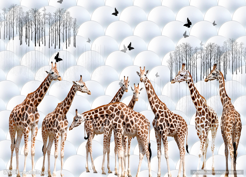 3D立体背景图案