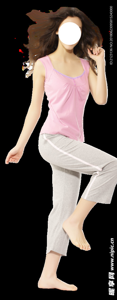 睡衣女模特