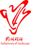 园林羽球logo