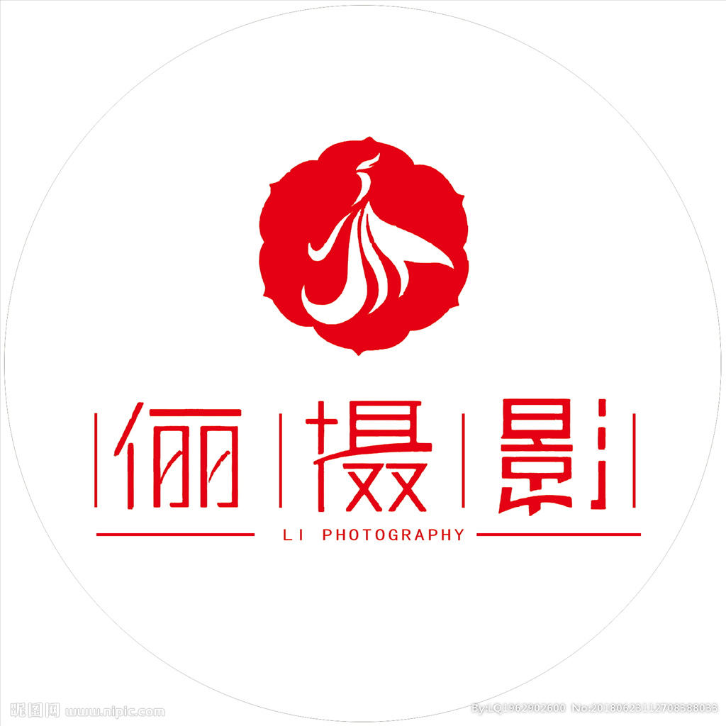俪摄影logo
