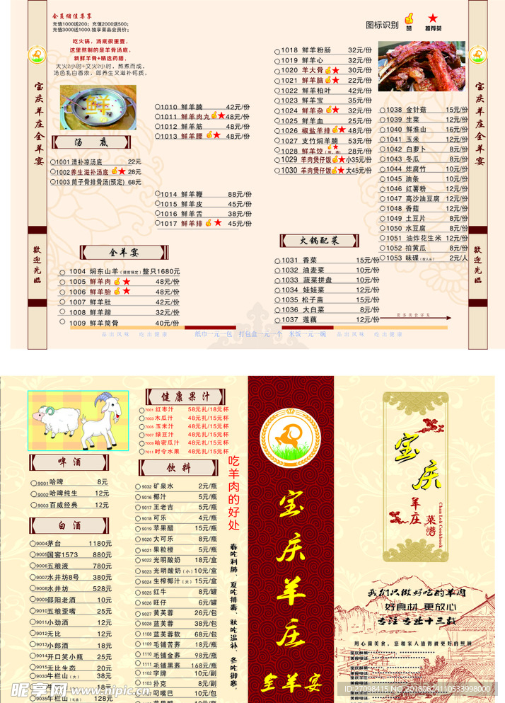 价目表