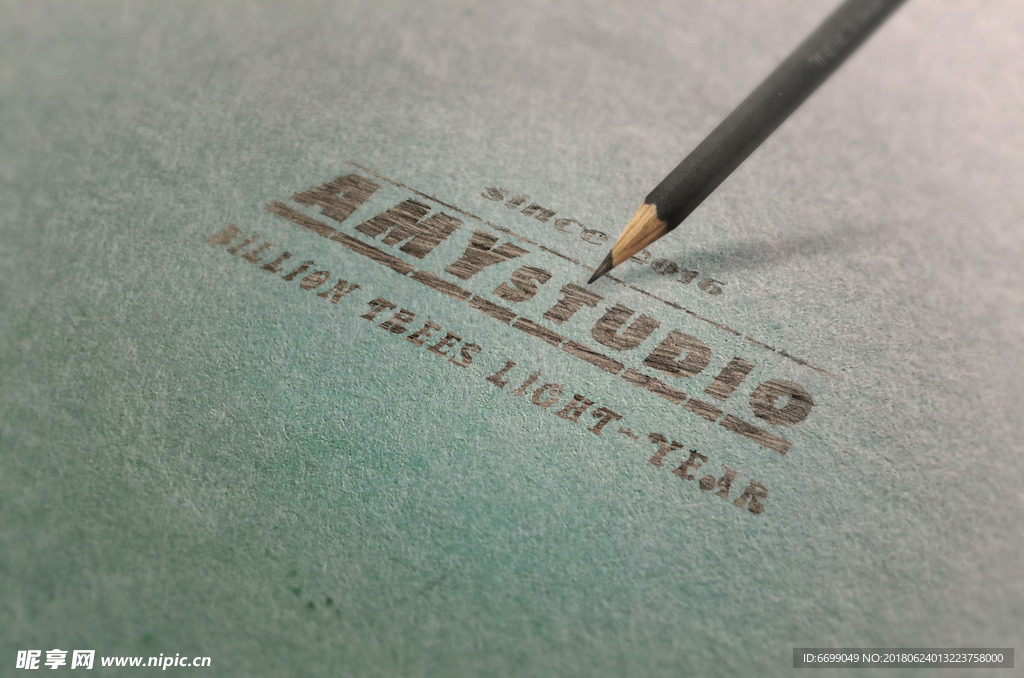 logo贴图样机 英文字体设计