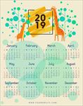 卡通2019年历