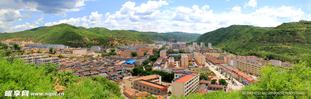俯瞰城市风光