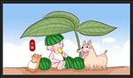 二十四节气小暑手绘插画