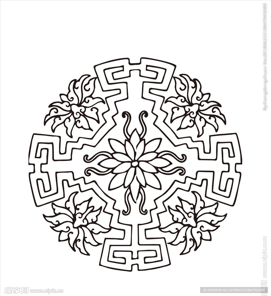 传统花纹图片