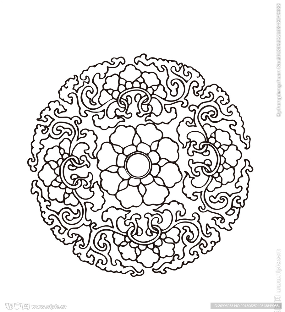 传统花纹图片