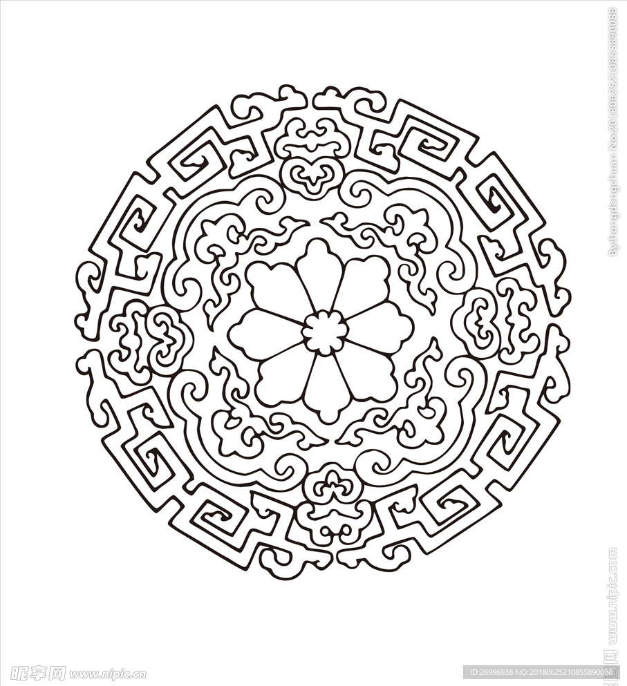 传统花纹图片