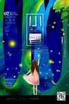 夜光萤火插画小暑节气海报