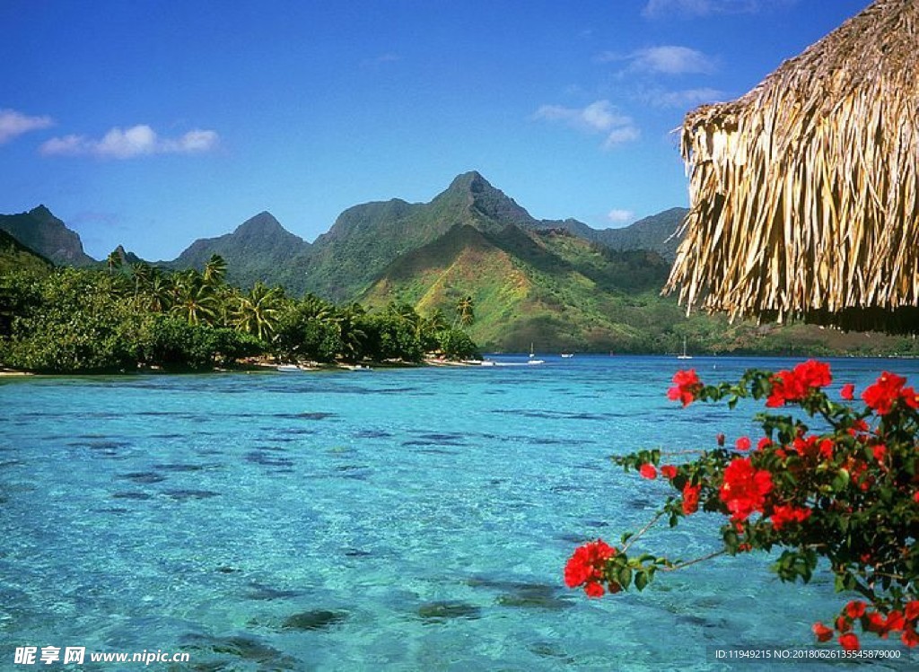 海滩风景       唯美景色