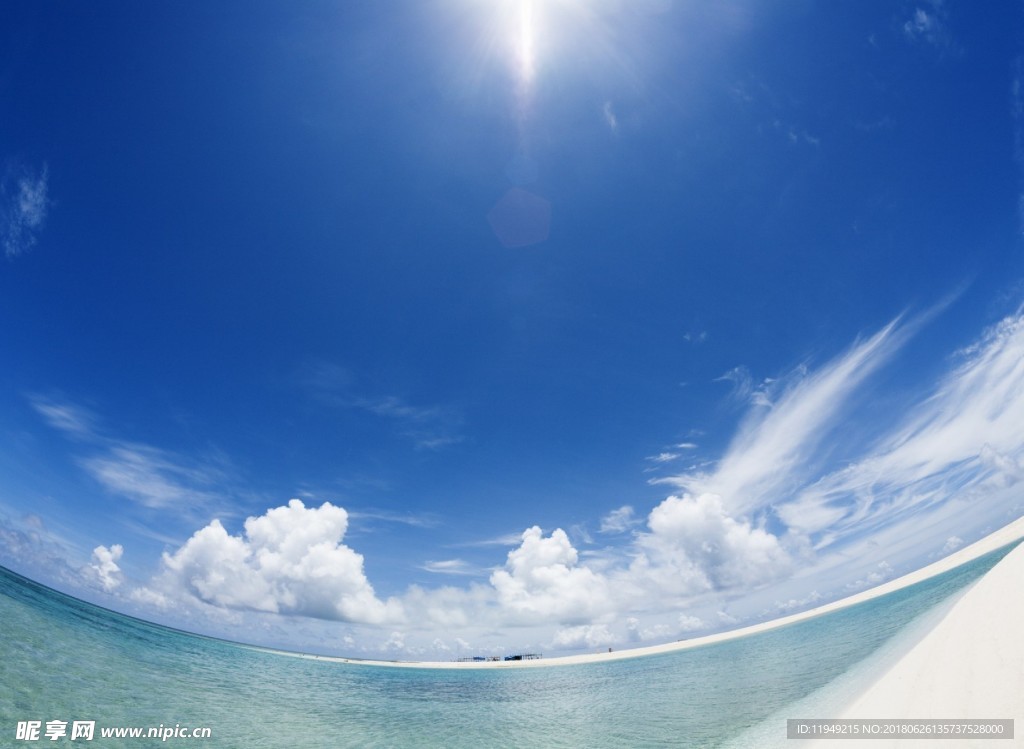 海滩风景      唯美景色