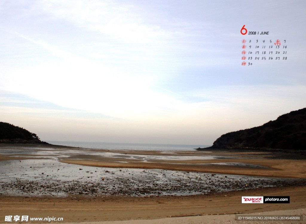 海滩风景      唯美景色