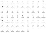 商务金融线型矢量图标icon