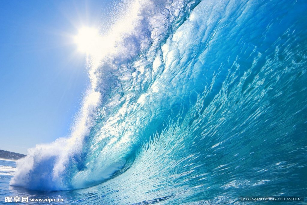 水  波动  海  太阳