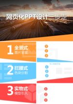 网页化PPT设计三步走