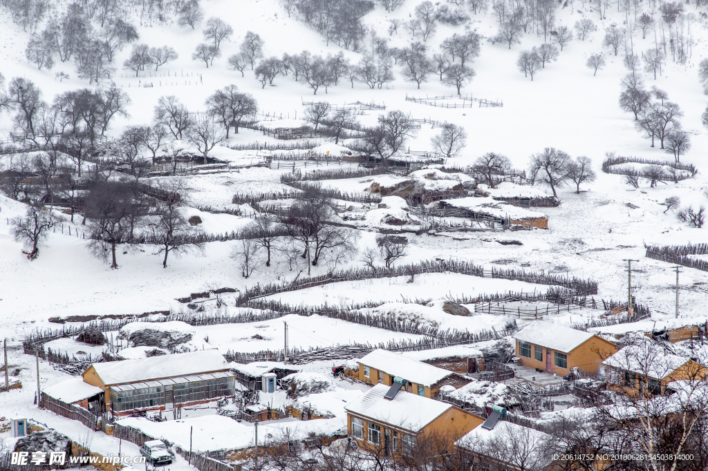 冬日里的雪乡美景