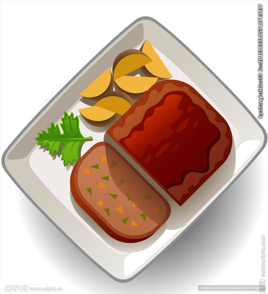 卡通生活美食