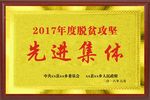 脱贫攻坚先进集体 奖牌