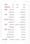 理发价格表