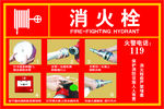 消防栓 消防安全 贴纸