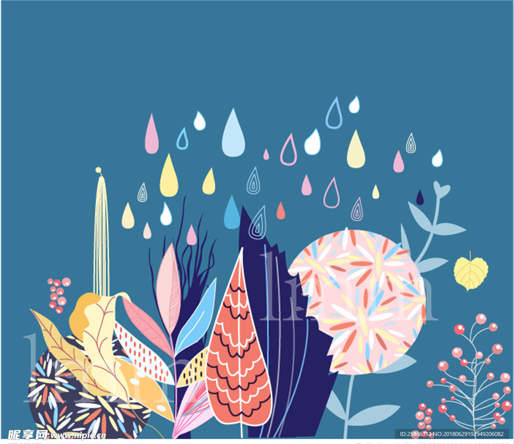 插画背景