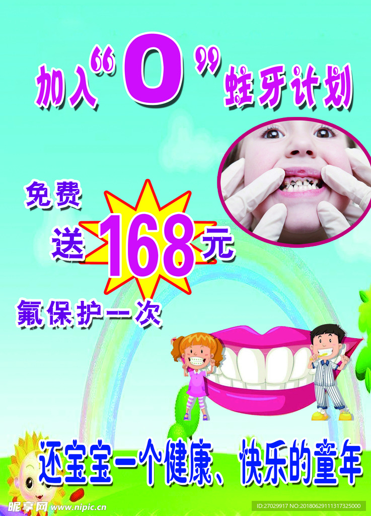 牙科蛀牙海报